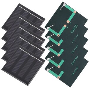 dream_light mini solar panel, 10pcs 2v 100ma 0.2w polysilicon small solar cell module for diy solar light toys charger 50x50mm