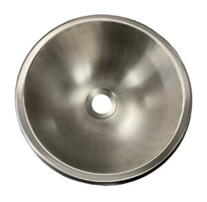 classacustoms class a customs | 13inches round stainless steel sink | 300 series stainless steel | rv camper motor home sink | concession sink | 22 guage