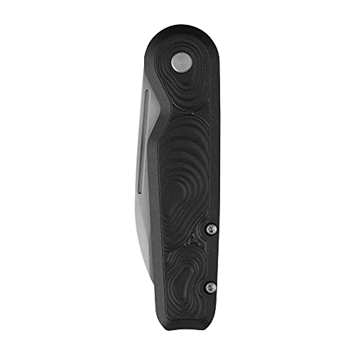 Kershaw Platform Sheepsfoot Pocket Knife, 2.75-in. Blade, Manual Nail Nick Opening, Slipjoint Lock (2090) Black