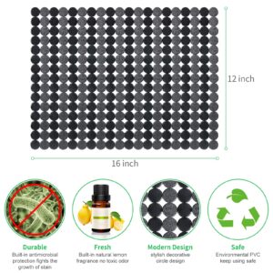 2 Pcs Kitchen Sink Mats, OTHWAY PVC Sink Mat Protector For Stainless/Porcelain Steel Sink, 15.8" x 11.8"inch XL Mats for Kitchen Sink, Quick Draining Dish Drying Mats (Black)