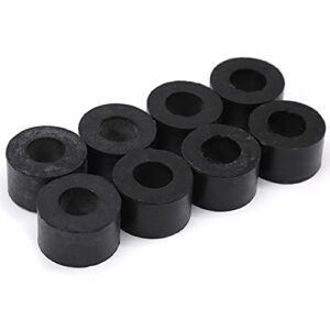 red hound auto snow plow rubber bumper set for snow skids 8 piece replacement washers 1-1/4" wide