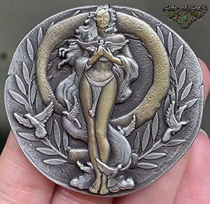 aphrodite greek god of love adn beauty ancient coin