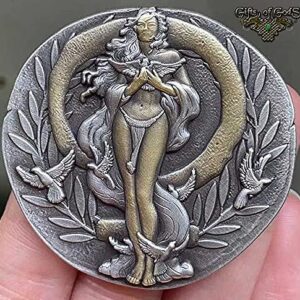 Aphrodite Greek God of Love adn Beauty Ancient Coin