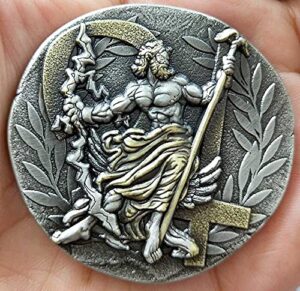 zues greek god of the gods ancient coin
