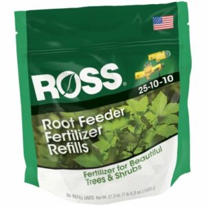 easy gardener 14680 ross tree & shrub root feeder refill - 36 pack