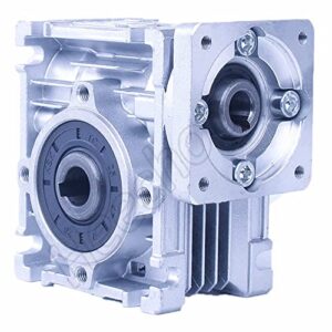 worm gear gearbox nmrv-030 speed reducer ratio 10 :1 for stepper motor