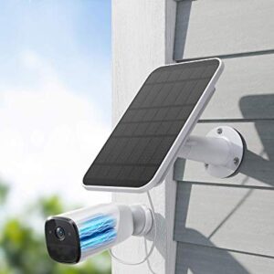 eufy Security Certified eufyCam Solar Panel, Compatible with eufyCam, Continuous Power Supply, 2.6W Solar Panel, IP65 Weatherproof (Renewed)