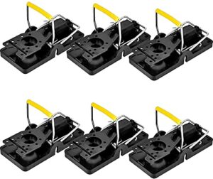 mouse traps indoor mouse trap mice traps for house power mouse killer mouse catcher quick effective sanitary 6 packs (6)