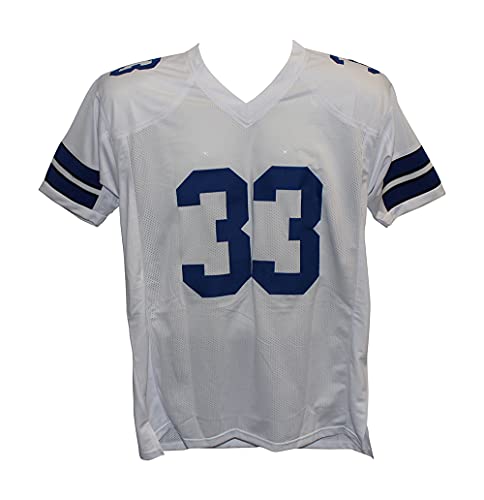 Tony Dorsett Autographed/Signed Pro Style White XL Jersey HOF BAS