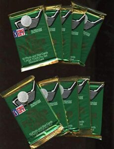 (10) 1991 pro set pga tour golf trading john daly rookie year card pack lot