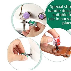 Deal Maniac Mini Ultra Short Stubby Screwdriver Set 2 Pieces 1 Phillips, 1 Flat Head, Sewing Machine Repair Performance Tool, Suitable for Tight Spaces & DIY Repairs A must have for every toolbox