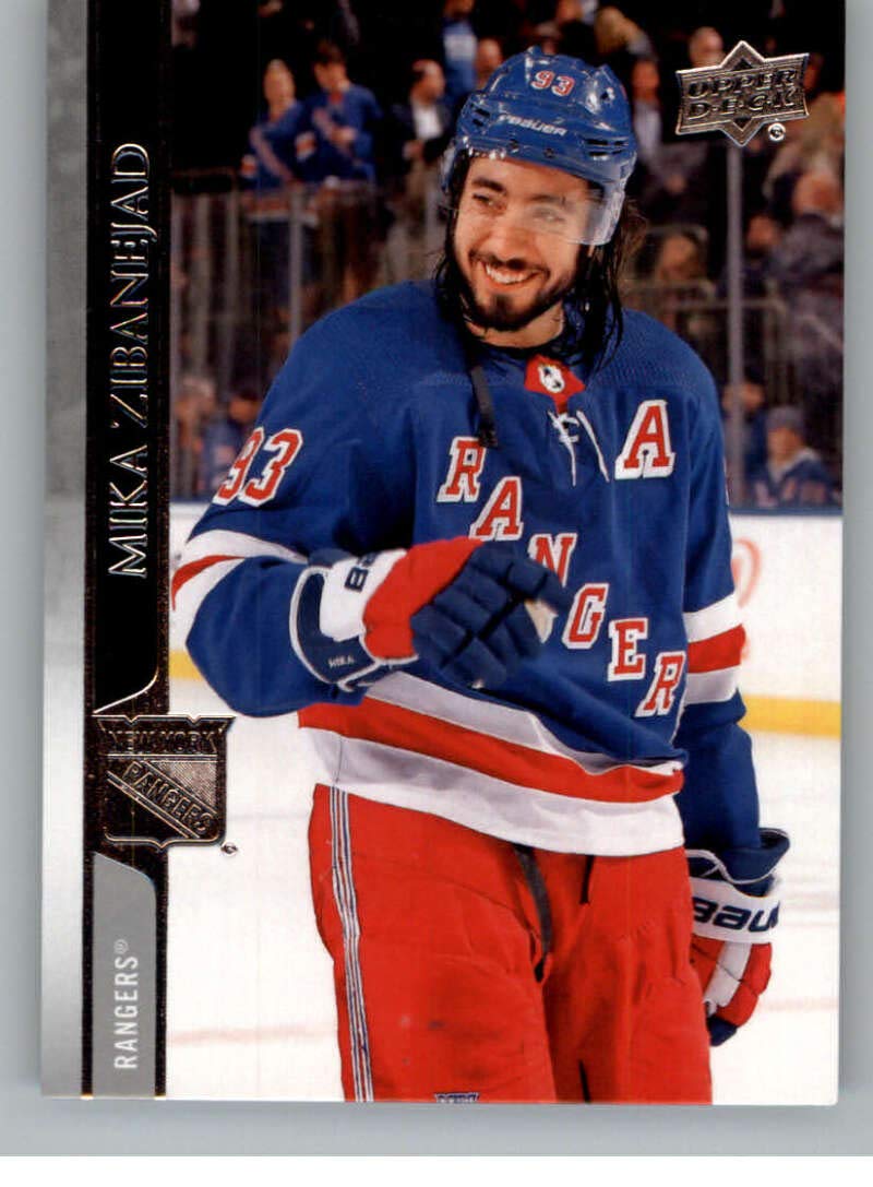 2020-21 Upper Deck #126 Mika Zibanejad New York Rangers NHL Hockey Trading Card