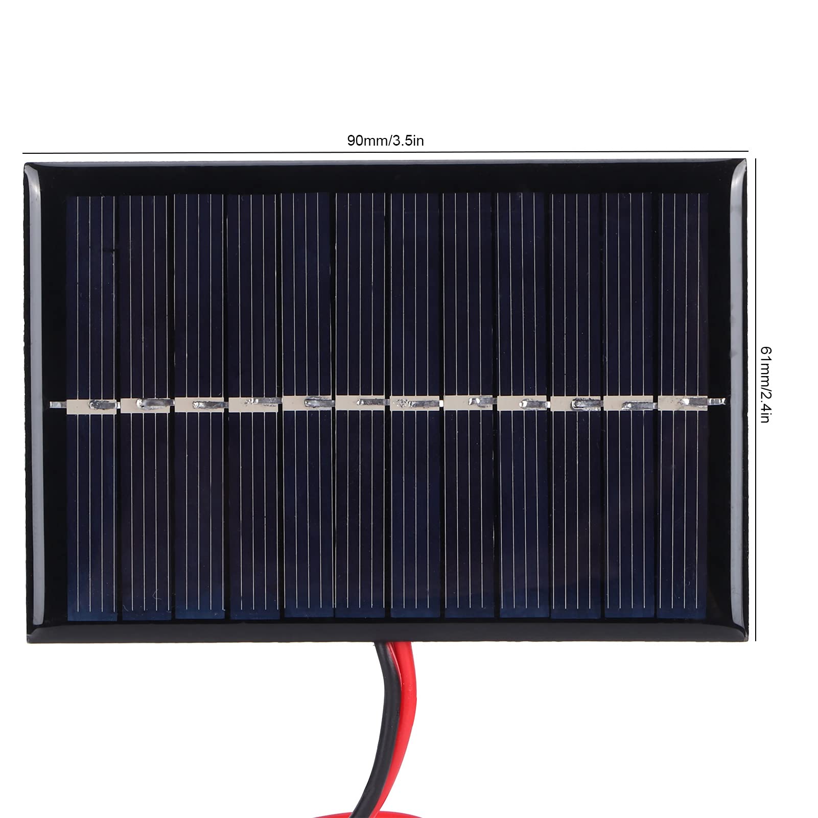 Solar Panel, Module Portable DIY Polysilicon Solar Charger for Toys Lights Solar Lights Solar Displays 3.7V Battery