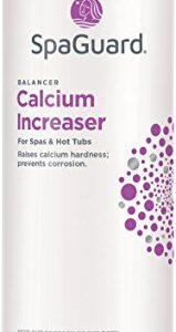 SpaGuard Chemical Balancer Maintenance Kit with Test Strips - Contains Spa Alkalinity Increaser, Calcium Increaser, pH Increaser, pH Decreaser, Scum Absorber, Test Strips & Hot Tub Care Log Book