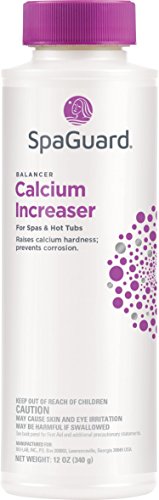 SpaGuard Chemical Balancer Maintenance Kit with Test Strips - Contains Spa Alkalinity Increaser, Calcium Increaser, pH Increaser, pH Decreaser, Scum Absorber, Test Strips & Hot Tub Care Log Book