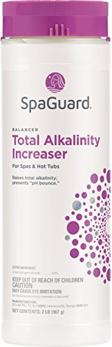 SpaGuard Chemical Balancer Maintenance Kit with Test Strips - Contains Spa Alkalinity Increaser, Calcium Increaser, pH Increaser, pH Decreaser, Scum Absorber, Test Strips & Hot Tub Care Log Book