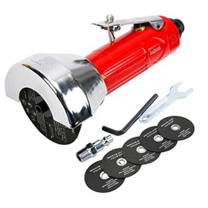 3inch air cut off tool,angle grinder pneumatic cutting machine with 6-pieces 3" cutting disc set
