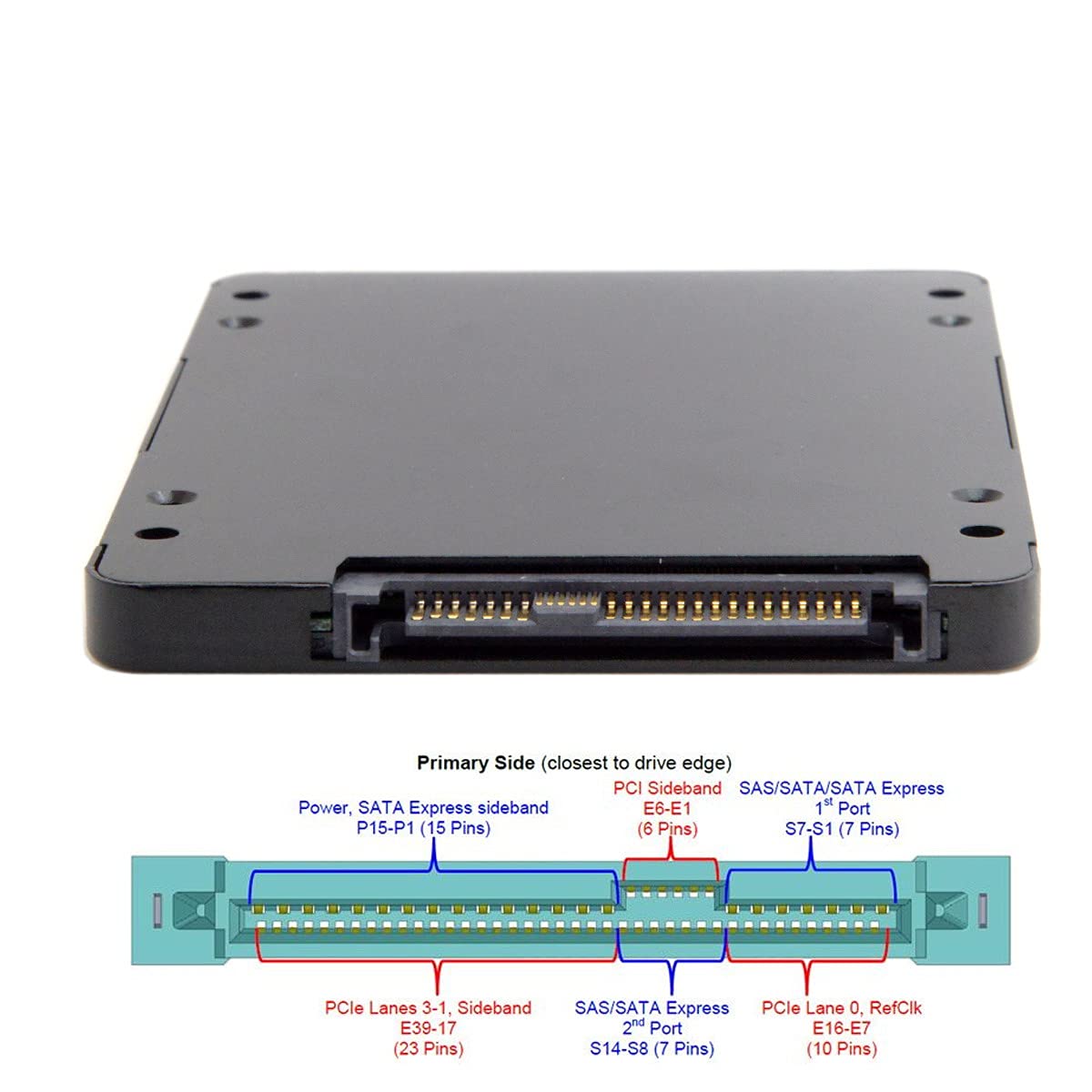 NFHK SFF-8639 NVME U.2 to NGFF M.2 M-Key PCIe SSD Case Enclosure for Mainboard Replace SSD 750 p3600 p3700…