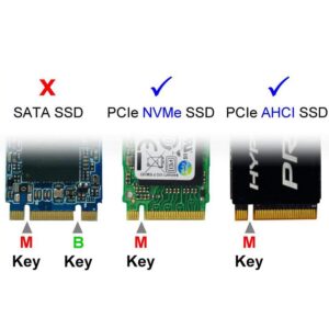 NFHK SFF-8639 NVME U.2 to NGFF M.2 M-Key PCIe SSD Case Enclosure for Mainboard Replace SSD 750 p3600 p3700…