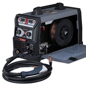 AMICO MTS-185, 185 Amp MIG/MAG/Lift-TIG/Stick Arc DC Welder, 3-in-1 Multifunction, Spool Gun Weld Aluminum-SPG15180