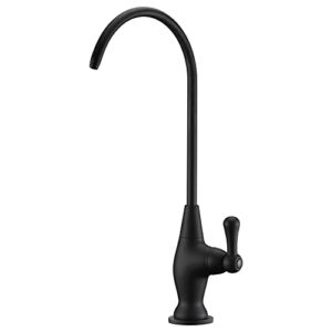 rulia, drinking water faucet,water filtration faucet,drinking water purifier faucet, kitchen water filter faucet, matte black, stainless steel, rb1033