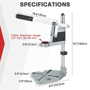 MAOPINER Universal Electric Drill Press Stand Tool Drill Stand Bench Clamp Drill Press Stand for Hand Drill Workstation Repair Tool Clamp
