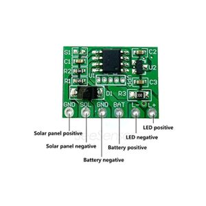 Solar Lamp Controller 3.2V 3.7V Solar Lantern Controller Board Light Control Solar Lawn Lamp Circuit Board with Timing Function