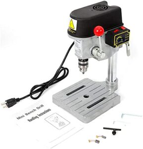 joyabest upgraded version of 3-speed mini drill press machine 340w mini bench table drill for craft jewelers & hobbyists