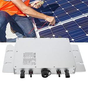 Solar Grid Tie Inverter, 1600W Micro Inverter Solar Grid Tie System, Solar Photovoltaic Power System Power Inverter, Automatic Identification & IP65 Waterproof