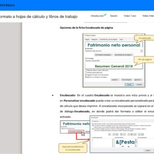 Curso Excel Básico Online | Aprende crear y administrar hojas de cálculo en Excel | Incluye Acceso al Curso Autoestudio+Practica Interactiva+Videos+Libro+Ejercicios Tipo+Certificado