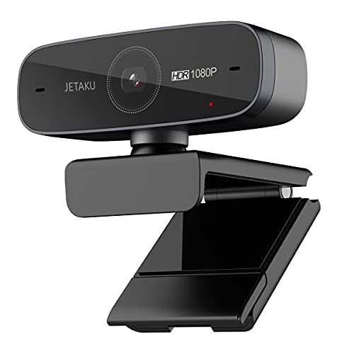 JETAKu Autofocus 60Fps Webcam with Microphone - Adjustable PC Camera for Streaming, Video Calling and Recording Full HD Web Camera Plug and Play Compatible with Windows/Android/Google/Mac 