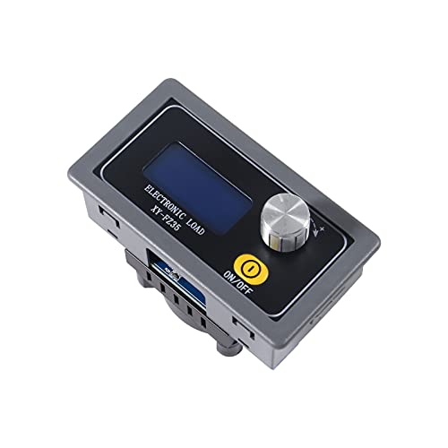 Dorhea 5A 35W Constant Current Electronic Load Tester Adjustable Load Detector, Battery Load Tester LCD DC CC Electronic Capacity Aging Discharge Detector Resistance Board Checker Testing Tool Digital