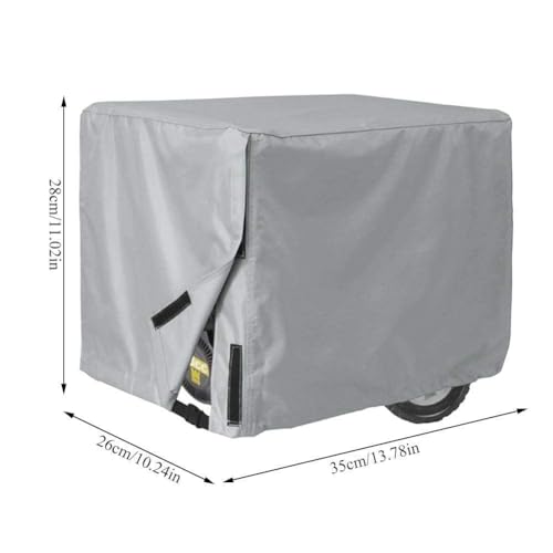 HERCHR Generator Cover, Generator Tent Cover portable generator covergenerator storage with Universal Generator for Outdoor Garden Patio(Grey)