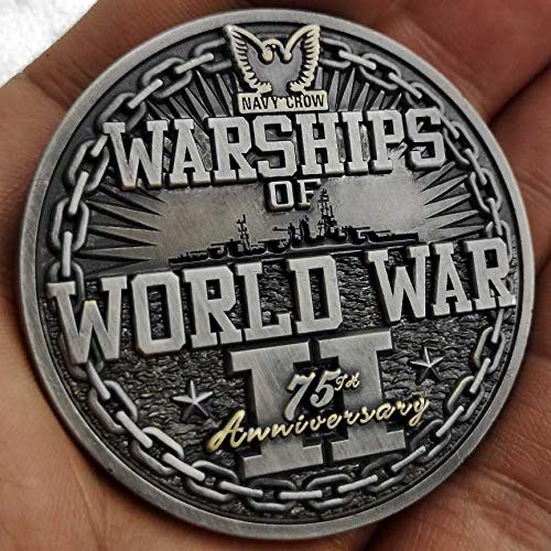 USS The Sullivans DD-537 World of Warships WW2 75th Anniversary Collectible Coin