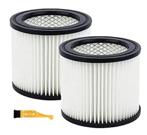 hangup cartridge filter for shop vac 903-98 90398 9039800 903-98-00 type aa，cartridge filter compatible with shop-vac h87s550a 587-24-62 e87s450 587-04-00 286-00-10, fits most for shop vac 4 gallon and less wet/dry vacuum