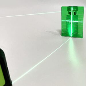 Laser Targets , YOTOM 2 Pack Magnetic Floor Target Plate with Stand for Green Beam Laser Level