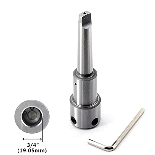 Industrial Tools Annular Cutter Arbor, Fauge Annular Cutter Arbor with Morse Taper MT2 for 3/4 Inch Weldon Shank Annular Cutters Extension on Drill Press