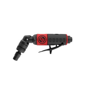 chicago pneumatic cp7408 - air die grinder tool, welder, woodworking, automotive car detailing, stainless steel polisher, heavy duty, right angle grinder, 1/4 inch (6 mm), 0.34 hp / 250 w - 23000 rpm