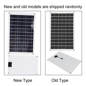 Portable Solar Panel,Portable Solar Cell Panel 100W Monocrystalline 12/24V USB Output for Car Trailers Yacht