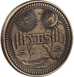 yes no challenge coin collector's medallion souvenir