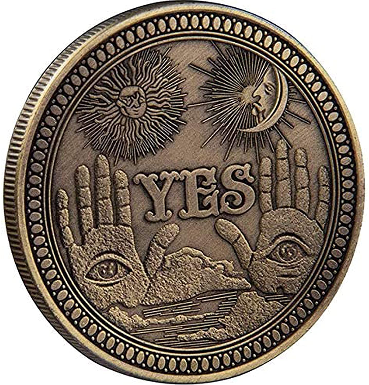 Yes No Challenge Coin Collector's Medallion Souvenir