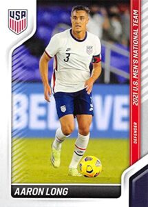 2021 panini instant us soccer collection #7 aaron long men's national team