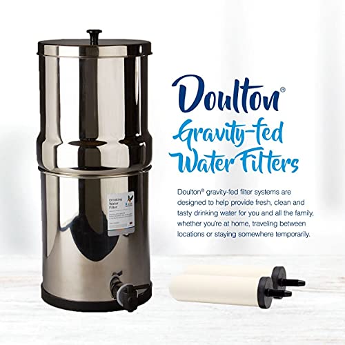 British Berkefeld Doulton W9361139 Gravity Countertop Water Filtration System 2.25 Gallons Made in UK