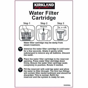 EMS Kirkland Signature Water Filter Cartridges for Brita Pitchers, 10 Refills, 10 Count (Pack of 1)