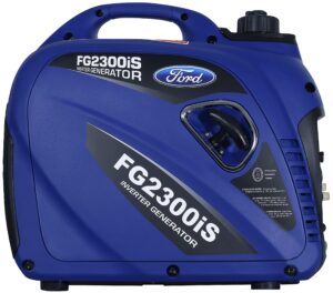 ford fg2300is 2300w silent series inverter generator, blue