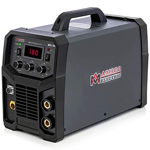 Amico MIG-180, Multi-function 180 Amp MIG/MAG/Flux-cored/Lift-TIG/Stick Arc DC Inverter Welder, Spool gun weld aluminum.