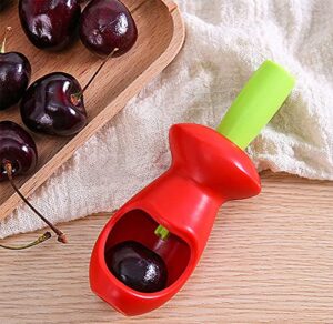 woiw0 1 pcs creative cherry pit remover red date pit remover fruit pit kitchen tool