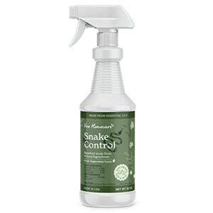 vine homecare snake defense spray - 32 ounces non-toxic snake repellent - quick and easy pest control - safe around kids & pets - snake deterrent - powerful yard snake repellent -pest control spray