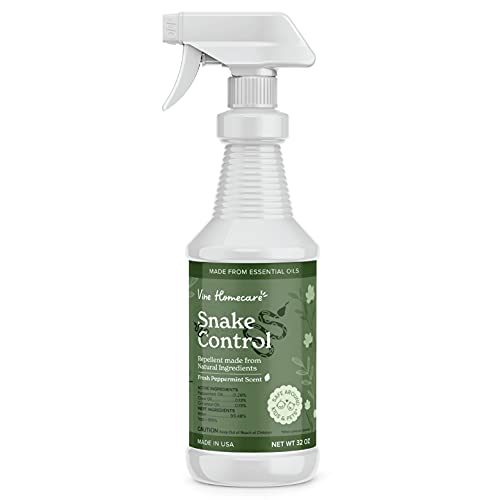 Vine Homecare Snake Defense Spray - 32 Ounces Non-Toxic Snake Repellent - Quick And Easy Pest Control - Safe Around Kids & Pets - Snake Deterrent - Powerful Yard Snake Repellent -Pest Control Spray