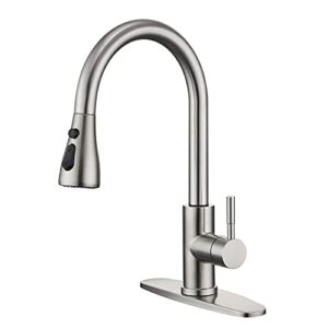 gasia kitchen faucet,faucet for kitchen sink,kitchen faucet with sprayer,brushed stainless steel sink faucet